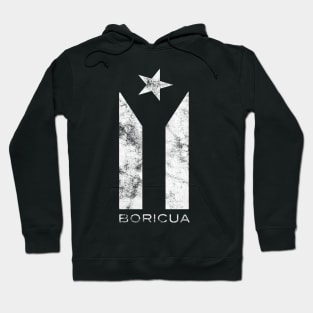 Puerto Rico Black Flag Hoodie